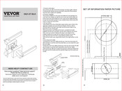VEVOR D921-ET-BLK Manual