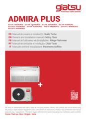 Giatsu ADMIRA PLUS GIA-CF-36ADM2R3 Owners And Installation Manual