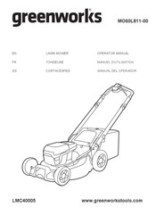 GreenWorks MO60L811-00 Operator's Manual