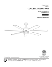 Harbor Breeze COGDELL COG60MWW7LR Installation Instructions Manual