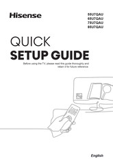 Hisense 85U7QAU Quick Setup Manual