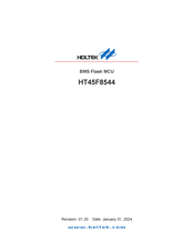 Holtek HT45F8544 Manual