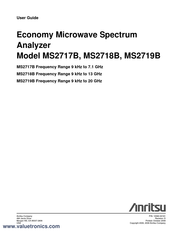 Anritsu MS2717B User Manual