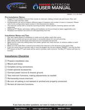 Rugged Radios RRP800 User Manual