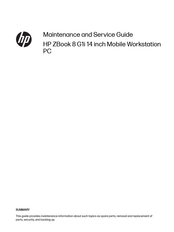 HP ZBook 8 G1i Maintenance And Service Manual
