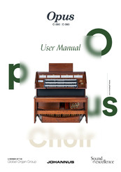 Johannus Opus C 280 User Manual