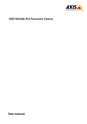 Axis M4308-PLE User Manual