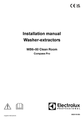 Electrolux Professional Compass Pro Clean Room WB6-50 Installation Manual