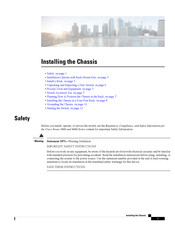 Cisco N9364E-SG2-O Installing