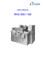 Studer RHU 100 User Manual
