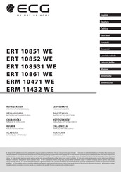ECG ERT 10852 WE Instruction Manual