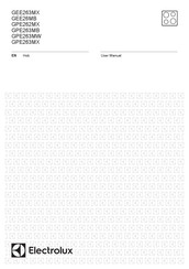 Electrolux GEE26MB User Manual