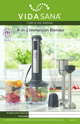 PRINCESS HOUSE VIDA SANA 5594 Care & Use Manual