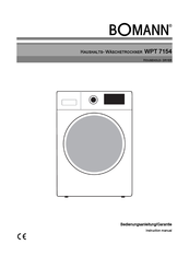 BOMANN WPT 7154 Instruction Manual