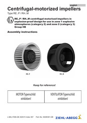 ZIEHL-ABEGG RH56M Assembly Instructions Manual