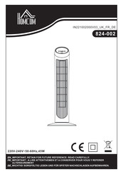 HOMCOM 824-002 Quick Start Manual