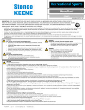 Keene Stonco GameFlood GMFL Series Installation Instructions Manual