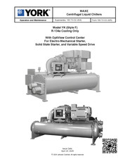 York MaxE YK Operation And Maintenance Manual