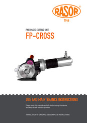RASOR FP-CROSS Use And Maintenance Instructions