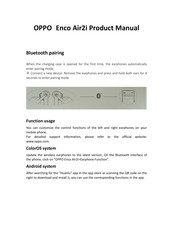 Oppo Enco Air2i Product Manual