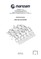 Mandam SPEC HD Operation Manual