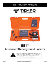 Tempo Communications 551 Instruction Manual