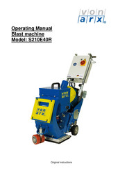 Von Arx S210E40R Operating Manual