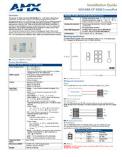 AMX CP-3008 Installation Manual