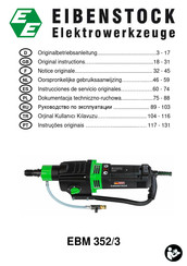 EIBENSTOCK EBM 352/3 Original Instructions Manual