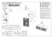 BOGART. ASHA BIURKO 1D1SZ VER. 2.0 Assembly Instructions Manual