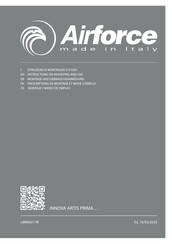 AIRFORCE Innova Artis Prima 83 F Instruction On Mounting And Use Manual