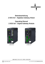 Industronic 2 XDG 001 Operating Manual