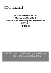 Dalbach KFH60-03 User And Installation Manual