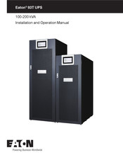 Eaton 93T-100kVA Installation And Operation Manual