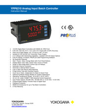YOKOGAWA PROPLUS YPP6210-6H4 Instruction Manual