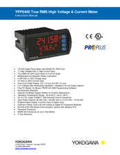 YOKOGAWA PROPLUS YPP6400-6H2 Instruction Manual