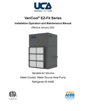 United CoolAir VariCool EZ-Fit Series Installation, Operation And Maintenance Manual