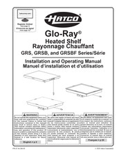 Hatco Glo-Ray GRSB Series Installation And Operating Manual