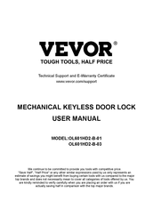 VEVOR OL601HD2-B-01 User Manual