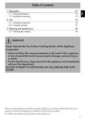 Smeg PGFU30X2 Manual