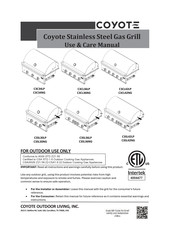 Coyote C3C34LP Use & Care Manual