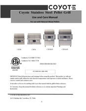 Coyote C2P28 Use And Care Manual