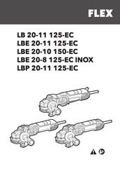 Flex LBE 20-8 125-EC INOX Original Operating Instructions