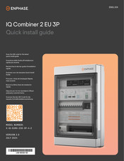 enphase X-IQ-EURO-230-3P-4-2 Quick Install Manual