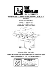 Fire Mountain EVEREST PRO FKG-M401 Assembly Instructions Manual