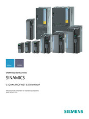Siemens SINAMICS G120XA Operating Instructions Manual