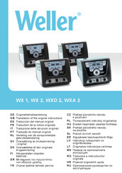 Weller WXD 2 Translation Of The Original Instructions