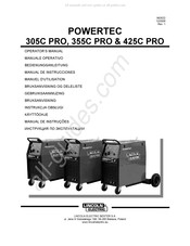 Lincoln Electric POWERTEC 355C PRO Operator's Manual