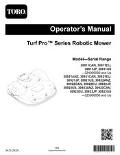 Toro Turf Pro 30911US Operator's Manual
