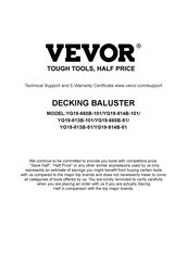 VEVOR YG19-813B-51 Manual